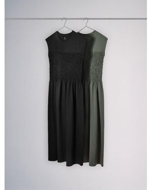 The Set 2 Pack Shirred Maxi Jersey Dresses - Black