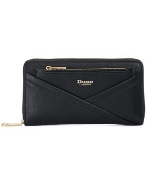 Dune Kelbey Zip Around Long Purse - Black