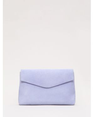 Phase Eight Phase Eight Suede Clutch Bag - White