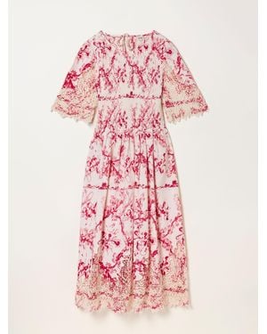 FatFace Fatface Alice Midi Dress - Pink