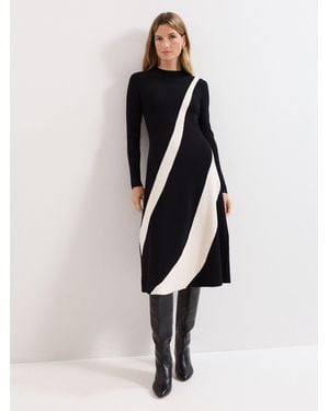 Phase Eight Julie Knitted Dress - White
