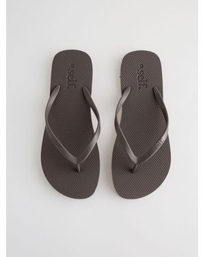 Self Flip Flops - Gray