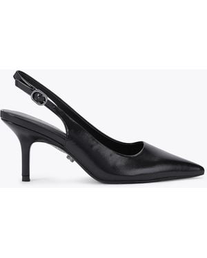 Carvela Kurt Geiger Spirit Sling Heeled Shoes - Black