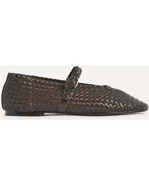 Linzi Debut Handwoven Ballet Flats - White