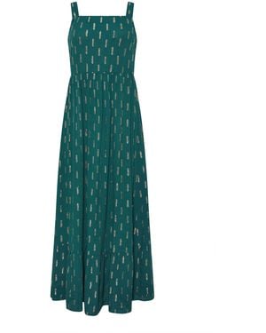 M Com Beach Midi Dress - Green