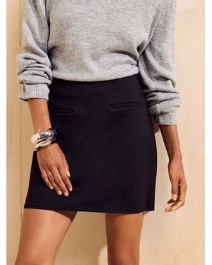 Friends Like These Scuba Mini Skirt - Black