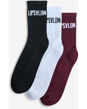 Lipsy Ribbed Socks 3 Pack - Multicolor