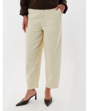 Threadbare Barrel Leg Jeans - Natural