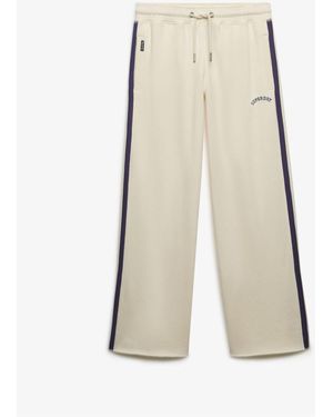 Superdry Athletic Essentials Logo Straight Joggers - Natural