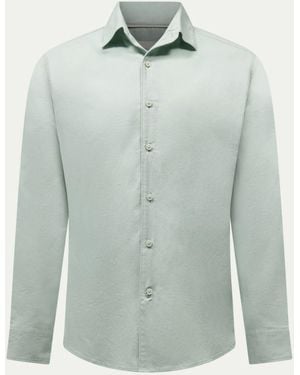 Peckham Rye Grove Linen Blend Shirt - Green