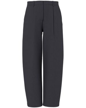 Pieces Barrel Trousers - Blue
