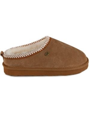 Just Sheepskin Ladies Erin Sheepskin Slippers - Brown