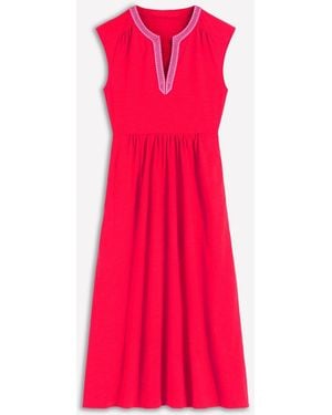 Boden May Jersey Midi Dress - Pink