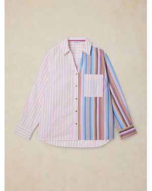 White Stuff Saffie Mixed Stripe Shirt - Pink