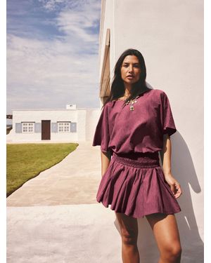 Next Jersey Slouchy Shoulder Mini Dress - Multicolor
