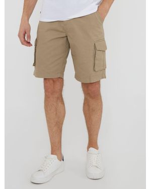 Threadbare Cargo Shorts - Natural