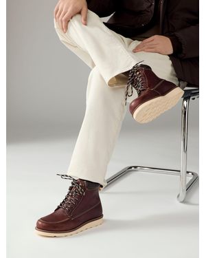 Next Tall Apron Wedge Boots - Gray