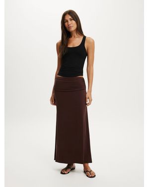 Cotton On Honey Maxi Skirt - Brown