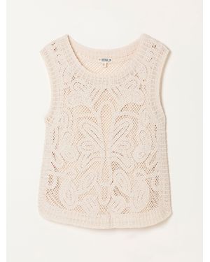 FatFace Fatface Palm Pattern 2-In-1 Tank - Natural