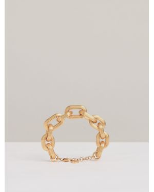 Reiss Tone Clara Contour Chain Link Bracelet - Natural