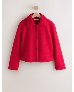 Next Coatigan Bomber Jacket - Red