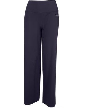 Calvin Klein Odette Wide Leg Casual Pants - Blue
