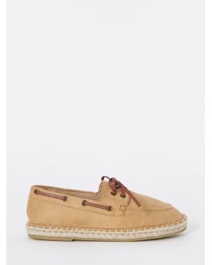 Simply Be Wide Fit Boat Shoe Espadrilles - Natural