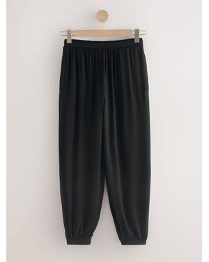 Next Jersey Harem Sweatpants - Black