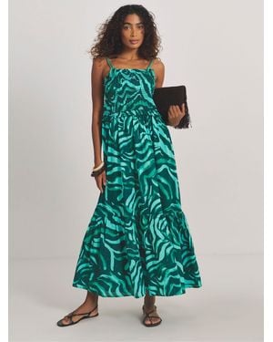 Simply Be Maxi Beach Dress - Green