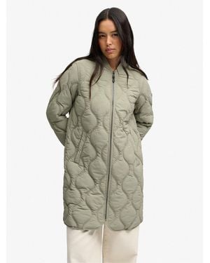 Superdry Long Onion Quilt Liner Jacket - Green
