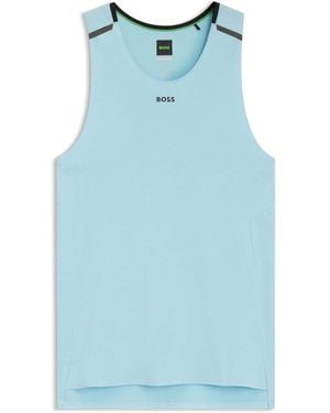 BOSS Logo Vest - Blue