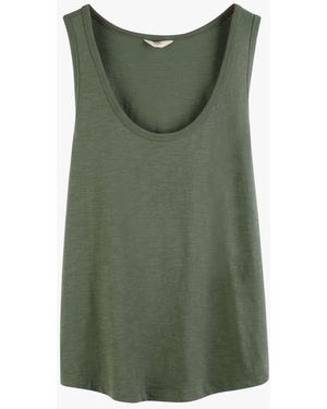 Hush Cotton Slub Tank Top - Green