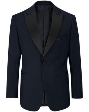 Skopes Tailored Fit Sinatra Dinner Suit Jacket - Blue