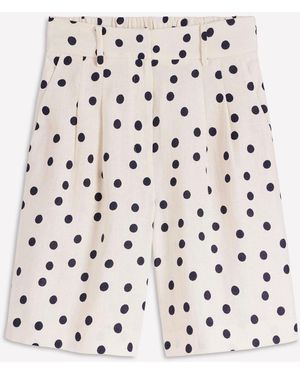 Boden Kensington Linen Shorts - White