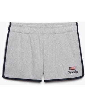 Superdry Athletic Essentials Waffle Retro Shorts - Gray