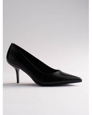 The Set High Heel Court Shoes - Black