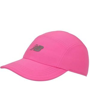 New Balance 5 Panel Performance Hat - Pink