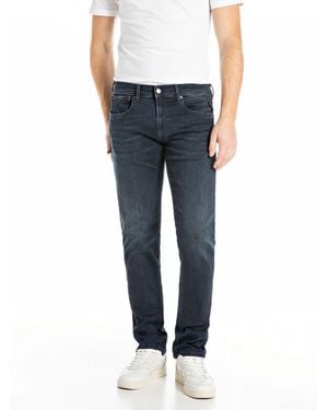 Replay Grover Hyperflex Denim Jeans - Blue