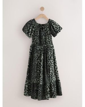 Next Off The Shoulder Midi Dress - Black