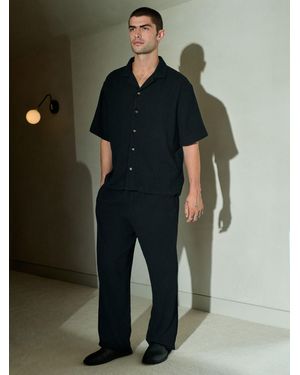 Next Cheesecloth Short Sleeve Pyjamas Set - Green