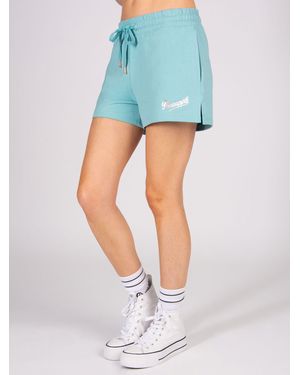 Pineapple Retro Shorts - Blue