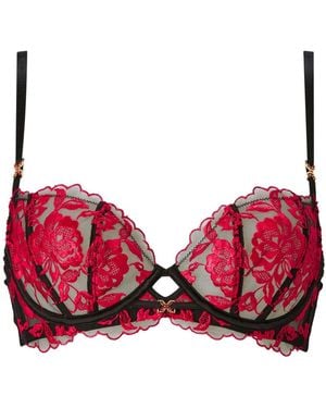 Ann Summers Ann Summers Non Pad Plunge Endless Attraction Bra - Red
