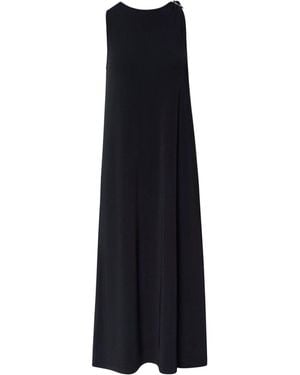 Calvin Klein Refined Jersey Hardware Dress - Black