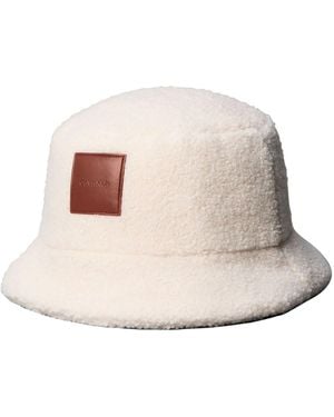 Calvin Klein Calvin Klein Sherpa Bucket Hat - Natural