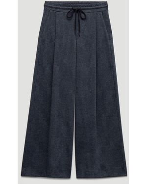 Hush Dark Taylor Pleated Wide Leg Pants - Blue