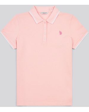 U.S. POLO ASSN. U. S. Polo Assn U. S. Polo Assn. Polo Shirt - Pink