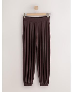 Next Slinky Pleated Balloon Trousers - Red
