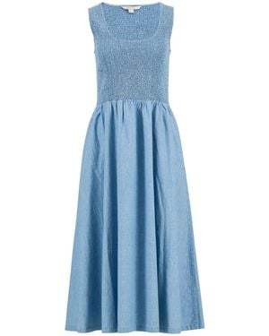 Barbour Josie Midi Dress - Blau