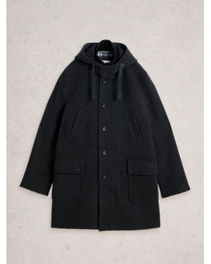 White Stuff Wool Duffel Coat - Black