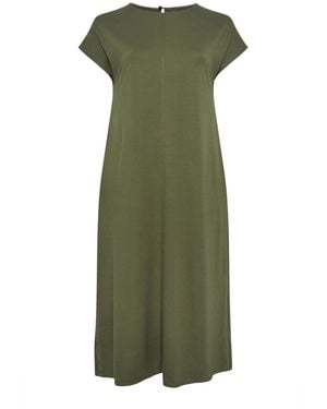 Evans Scoop Neck Seam Dress - Grün